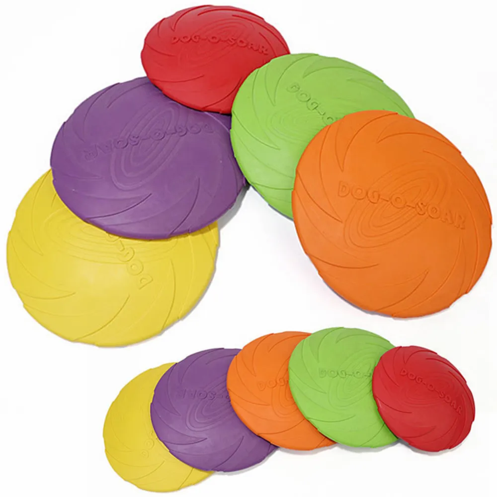 2019 New Pet Toys Small Large Dog Flying Discs Trainning Puppy Toy Rubber Fetch Flying Disc Frisby Pink/Orange/Purple/Green
2019 New Pet Toys Small Large Dog Flying Discs Trainning Puppy Toy Rubber Fetch Flying Disc Frisby Pink/Orange/Purple/Green
