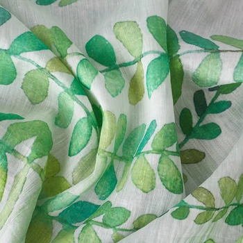 Brocade silk and hemp printing fabric Summer Leaf Comfort tissu High-end customized clothing tissus
Brocade silk and hemp printing fabric Summer Leaf Comfort tissu High-end customized clothing tissus