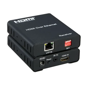 New HDMI Extender Matrix 120m 1080P HDMI Matrix over TCP/IP Cat5e/6 Network Cable HDMI Transmitter and Receiver WIth IR
New HDMI Extender Matrix 120m 1080P HDMI Matrix over TCP/IP Cat5e/6 Network Cable HDMI Transmitter and Receiver WIth IR