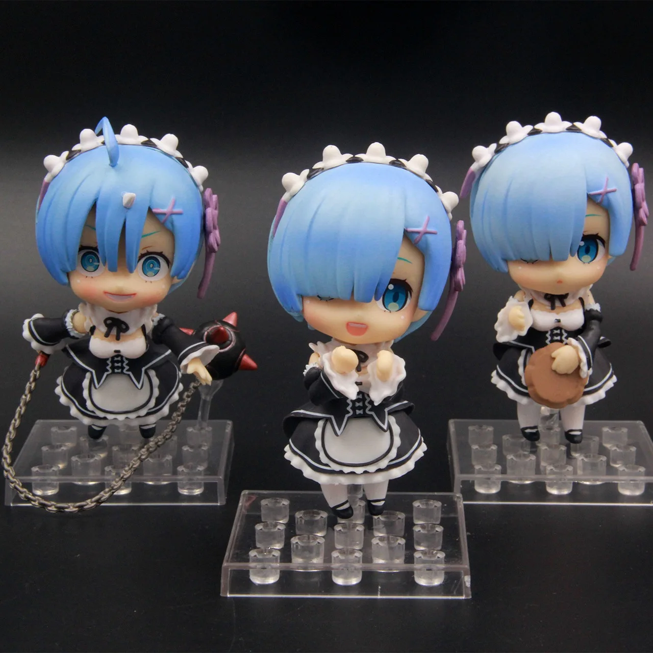 3pcs/lot Cute 3pcs Re: Zero kara Hajimeru Isekai Seikatsu Rem 3pcs Set Boxed 10cm PVC Action Figure Collection Model Doll 30#12
3pcs/lot Cute 3pcs Re: Zero kara Hajimeru Isekai Seikatsu Rem 3pcs Set Boxed 10cm PVC Action Figure Collection Model Doll 30#12