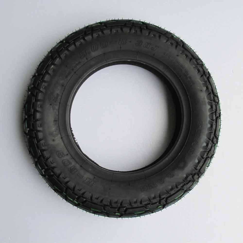 Image Tire 3.00 8   300 8 4PR fits Gas and Electric Scooters Warehouse Vehicles Mini Motorcycle with Bent Valve Inner Tube or not