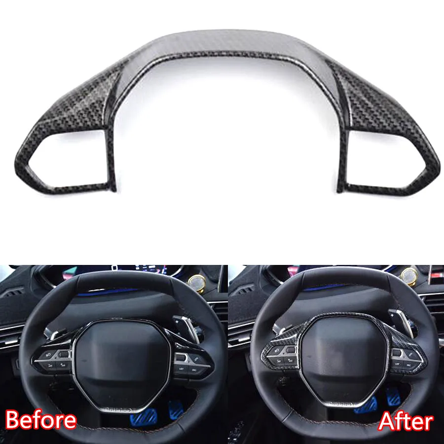 YAQUICKA For Peugeot 5008 2017 Car Interior Steering Wheel Cover Trim Moldings Car-Covers Styling Accessories ABS Carbon Fiber
YAQUICKA For Peugeot 5008 2017 Car Interior Steering Wheel Cover Trim Moldings Car-Covers Styling Accessories ABS Carbon Fiber