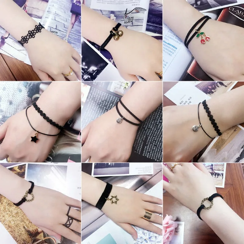 Japanese and Korean Version Harajuku Vintage Sweet Velvet with Lace Multi - Layer Bracelet Ornaments Simple Girl Bracelet
Japanese and Korean Version Harajuku Vintage Sweet Velvet with Lace Multi - Layer Bracelet Ornaments Simple Girl Bracelet