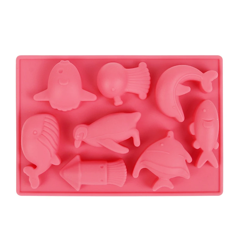 1PC Creative Animal Cake Molds Fish Dolphins Whales Chocolate Molds Cute Silicone Ice Mold E240
1PC Creative Animal Cake Molds Fish Dolphins Whales Chocolate Molds Cute Silicone Ice Mold E240