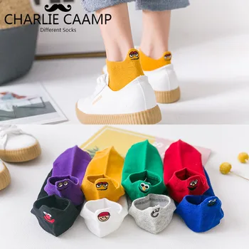 5Pieces/lot Spring Summer New Women Socks Cartoon Embroidery Cotton Boat Sock Heel Funny Ladies Fashion Trend Casual Socks S202
5Pieces/lot Spring Summer New Women Socks Cartoon Embroidery Cotton Boat Sock Heel Funny Ladies Fashion Trend Casual Socks S202