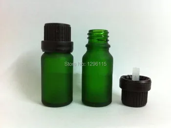 100pcs 10 m lGlass oil bottle / green frosted glass empty bottle / black plastic tamper-evident lid drop plug
100pcs 10 m lGlass oil bottle / green frosted glass empty bottle / black plastic tamper-evident lid drop plug