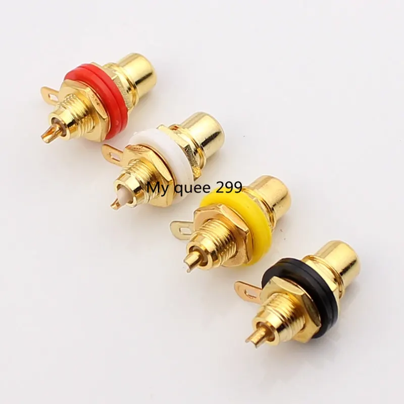 10pcs RCA Female Connector Socket Adapter Plug For 3.5mm Audio Plug AV Plug Gold Panel Connector For Amplifier Speaker
10pcs RCA Female Connector Socket Adapter Plug For 3.5mm Audio Plug AV Plug Gold Panel Connector For Amplifier Speaker