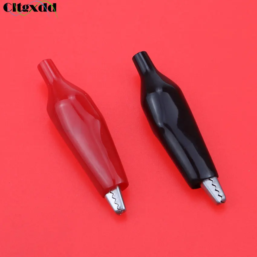 Cltgxdd 1PCS 45MM Metal Alligator Clip G98 Crocodile Electrical Clamp for Testing Probe Meter Black and Red with Plastic Boot
Cltgxdd 1PCS 45MM Metal Alligator Clip G98 Crocodile Electrical Clamp for Testing Probe Meter Black and Red with Plastic Boot