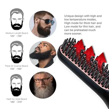 Beard Straightener Brush Professional Hairdressing Comb Multifunctional Man Woman Hair Straightening Brush Beard Electric Comb
Beard Straightener Brush Professional Hairdressing Comb Multifunctional Man Woman Hair Straightening Brush Beard Electric Comb