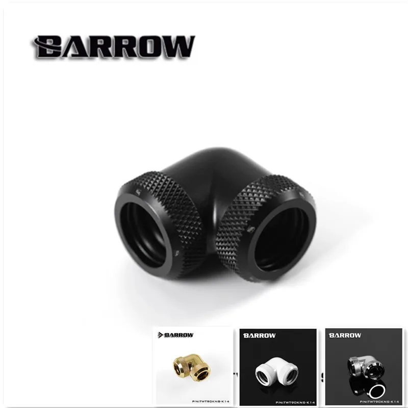 Barrow bright silver / black 14MM90 degree double-head hard pipe hand twisting dock TWT90KNS-K14
Barrow bright silver / black 14MM90 degree double-head hard pipe hand twisting dock TWT90KNS-K14