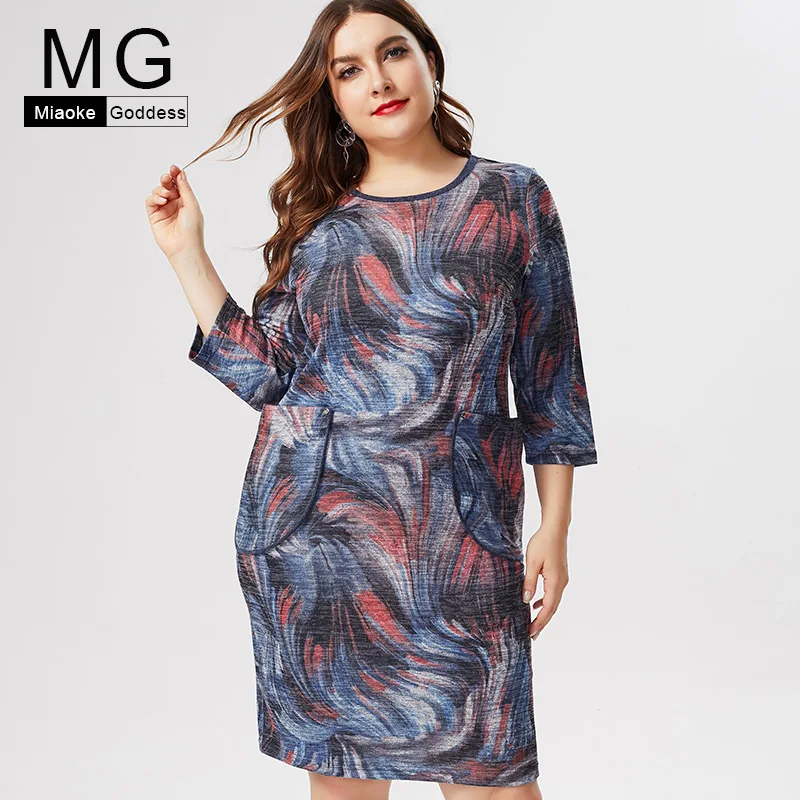 MG 2019 fall womens midi Knitted Vintage elegant dress fashion ladies Plus Size Insert bag party Contrast color mom dresses
MG 2019 fall womens midi Knitted Vintage elegant dress fashion ladies Plus Size Insert bag party Contrast color mom dresses