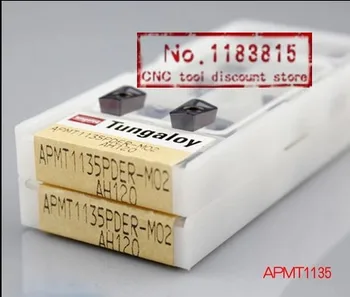 Free shipping,APMT1135PDER-MO2 AH120 , carbide tip Lathe Insert , the lather,boring bar,cnc tool,machine,Factory Outlet