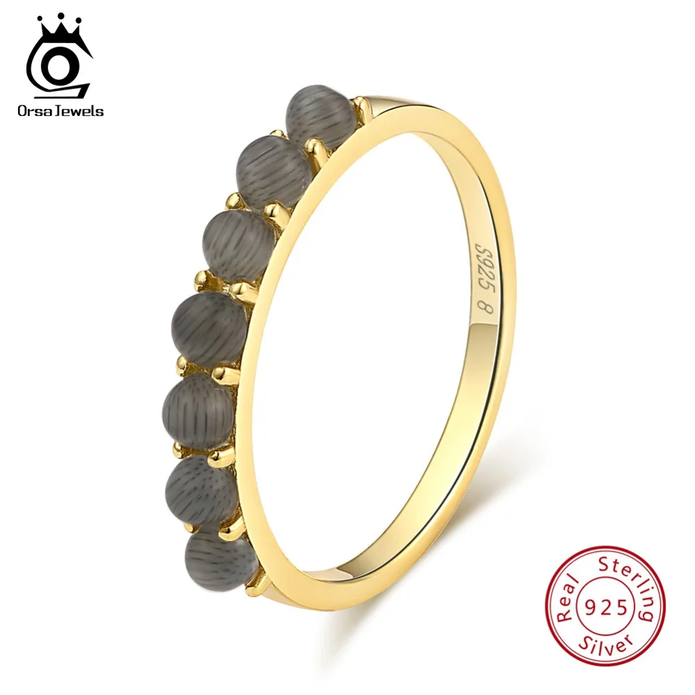 ORSA JEWELS Authentic 925 Sterling Silver Rings For Female Top Quality Cat's Eye Stone Wedding Band Fashion Women Jewelry SR68-G
ORSA JEWELS Authentic 925 Sterling Silver Rings For Female Top Quality Cat's Eye Stone Wedding Band Fashion Women Jewelry SR68-G