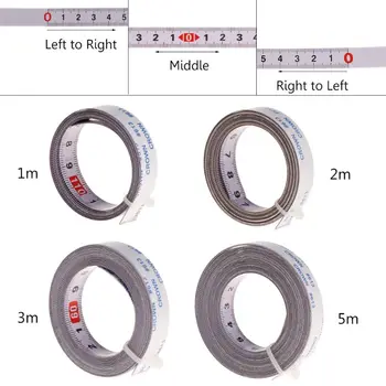Miter Track Tape Measure Self Adhesive Metric Steel Ruler Miter Saw Scale For T-track Router Table Saw Band Track 1/2/3/5M
Miter Track Tape Measure Self Adhesive Metric Steel Ruler Miter Saw Scale For T-track Router Table Saw Band Track 1/2/3/5M