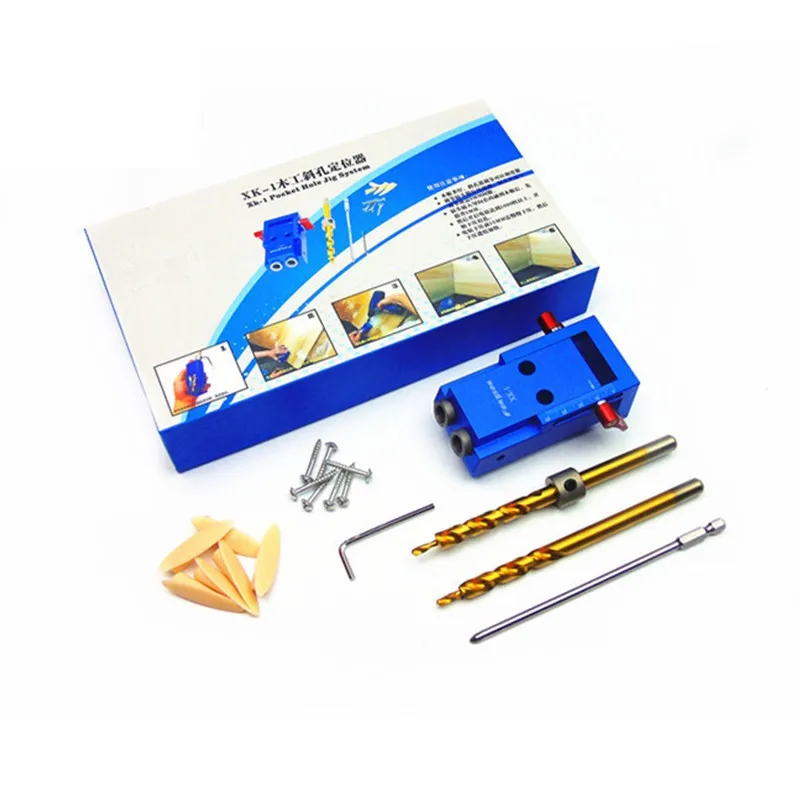 Alloy Pocket Hole Jig Kit System with Step Drill Bit PH1 Screwdriver for Kreg Woodworking Hardware Jig Repair Tools HT1144
Alloy Pocket Hole Jig Kit System with Step Drill Bit PH1 Screwdriver for Kreg Woodworking Hardware Jig Repair Tools HT1144