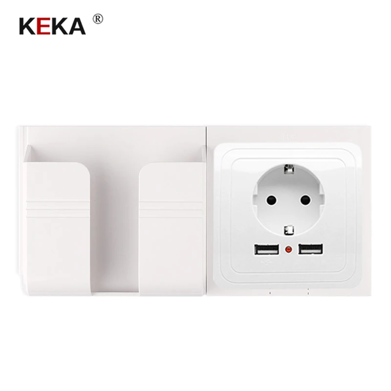 KEKA pop Dual USB Port Wall socket Charger Adapter Charging 2.4A Wall Charger Adapter EU Plug Socket Power Outlet white holder
KEKA pop Dual USB Port Wall socket Charger Adapter Charging 2.4A Wall Charger Adapter EU Plug Socket Power Outlet white holder