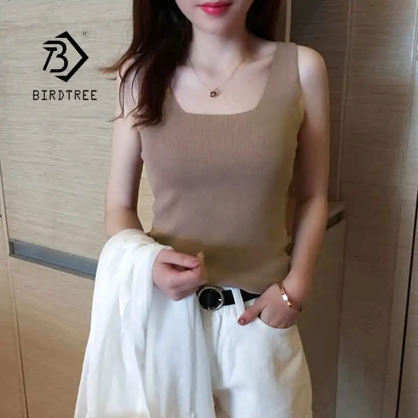2019 Summer Solid Sling Sexy Sleeveless Ice Silk Knitted Vest Women's Office Lady Tank Top Out Wear Black White Hot Sale T96902X
2019 Summer Solid Sling Sexy Sleeveless Ice Silk Knitted Vest Women's Office Lady Tank Top Out Wear Black White Hot Sale T96902X