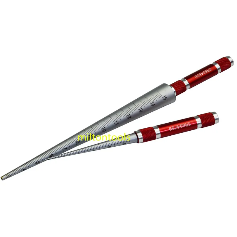1-6.5mm 3-15mm Conical Feeler Gauge Taper Cone Cylinder Gauge Hole Size Diameter Taper measure Gauge
1-6.5mm 3-15mm Conical Feeler Gauge Taper Cone Cylinder Gauge Hole Size Diameter Taper measure Gauge