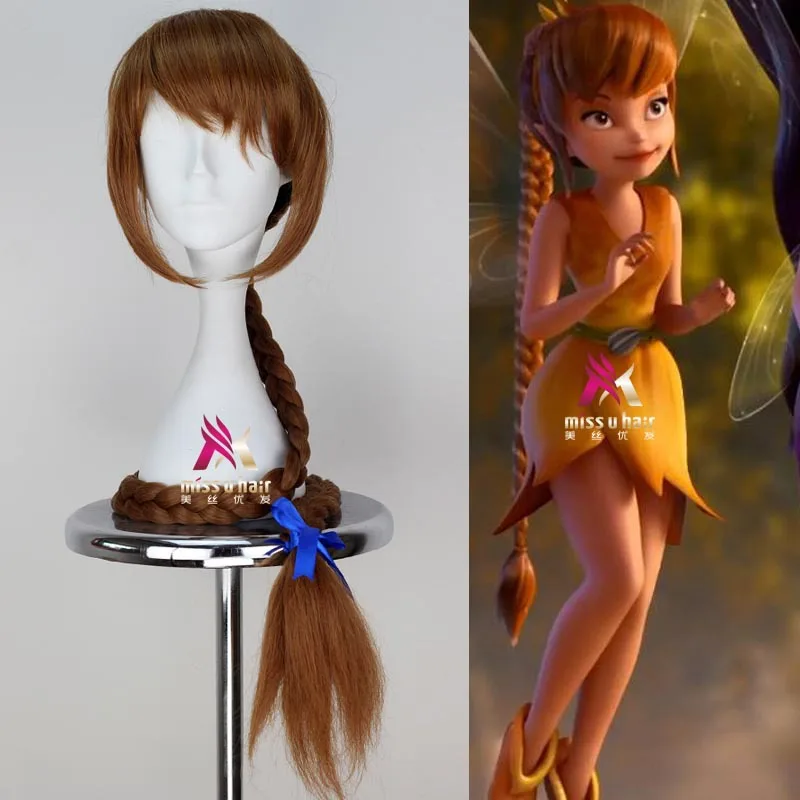 New Peter Pan Fawn Cosplay Wig 2019 Film Tinker Bell and the Pirate Fairy Long Braids Synthetic Hair for Adult +wig cap
New Peter Pan Fawn Cosplay Wig 2019 Film Tinker Bell and the Pirate Fairy Long Braids Synthetic Hair for Adult +wig cap