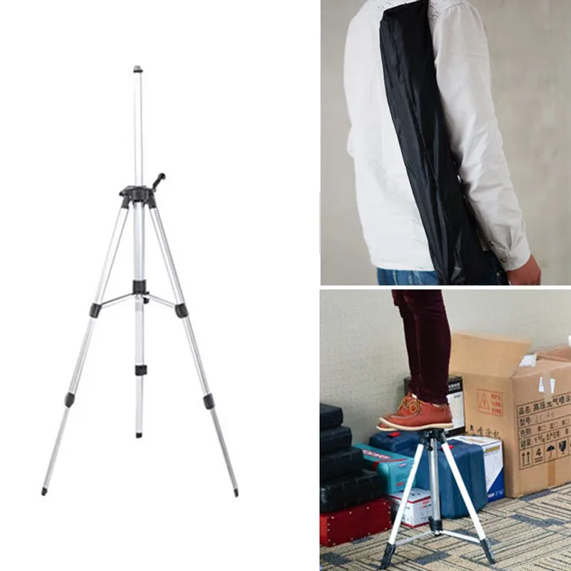 

150cm 110cm Tripod Carbon Aluminum With 5/8 Adapter For Laser Level Adjustable