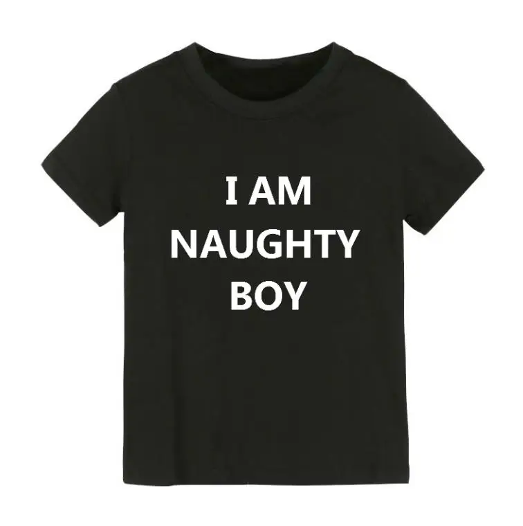 I AM NAUGHTY BOY print Kids tshirt Boy t shirt For Children Toddler Clothes Funny Tumblr Top Tees Drop Ship CZ-28
I AM NAUGHTY BOY print Kids tshirt Boy t shirt For Children Toddler Clothes Funny Tumblr Top Tees Drop Ship CZ-28
