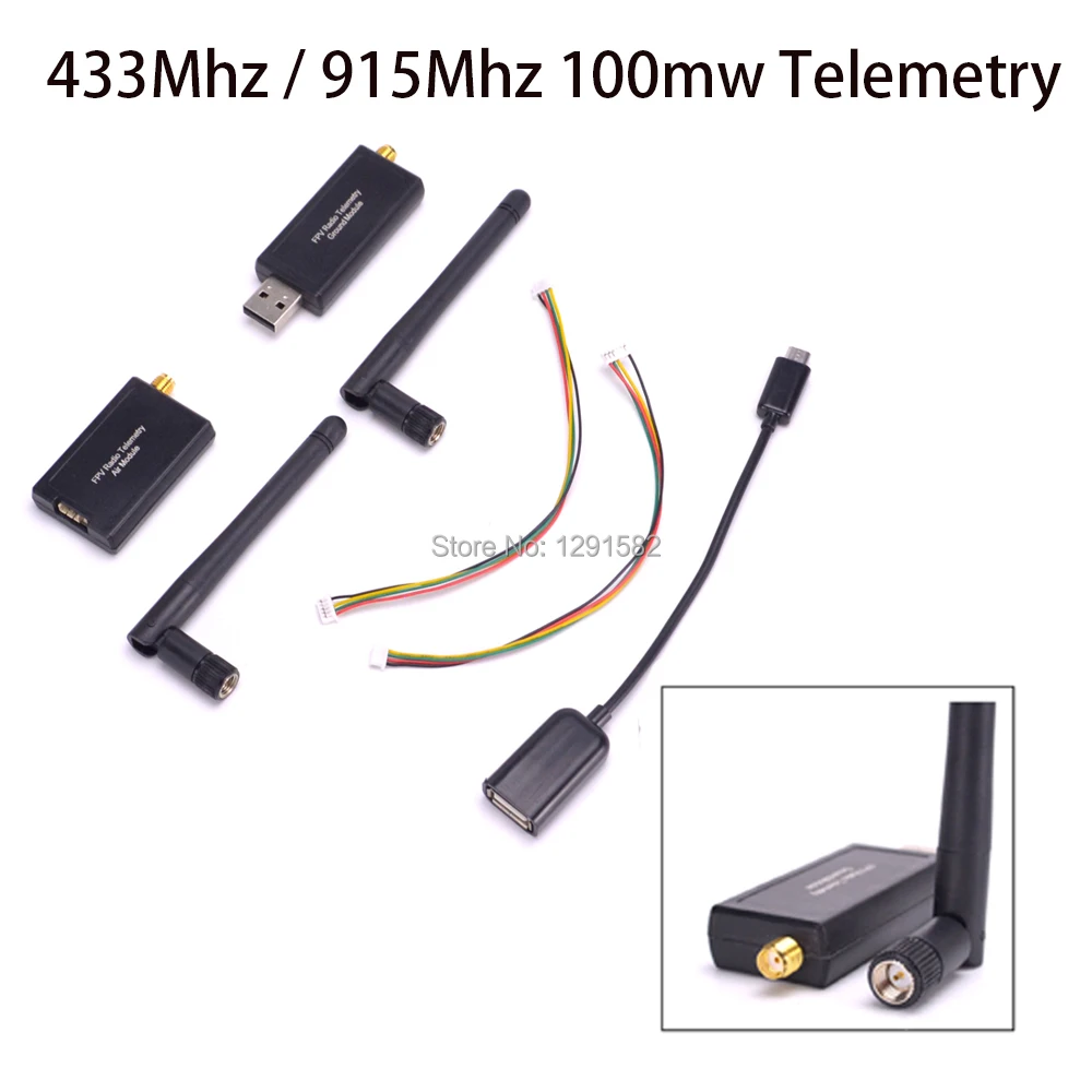 915Mhz 915 / 433Mhz 433 Module 100mw Radio Telemetry Kit with OTG cable For APM Pixhawk For Quadcopter FPV RC Drone
915Mhz 915 / 433Mhz 433 Module 100mw Radio Telemetry Kit with OTG cable For APM Pixhawk For Quadcopter FPV RC Drone