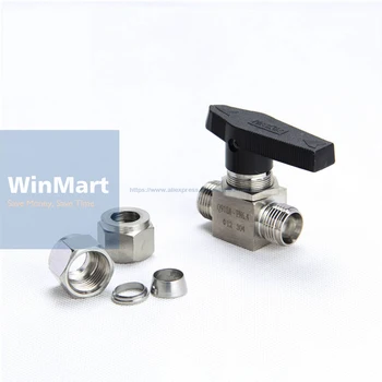1PC Compression fitting shut off Ball Valve 915 PSI 304 Stainless Steel Fit For 1/8" inch O/D Tube
1PC Compression fitting shut off Ball Valve 915 PSI 304 Stainless Steel Fit For 1/8" inch O/D Tube