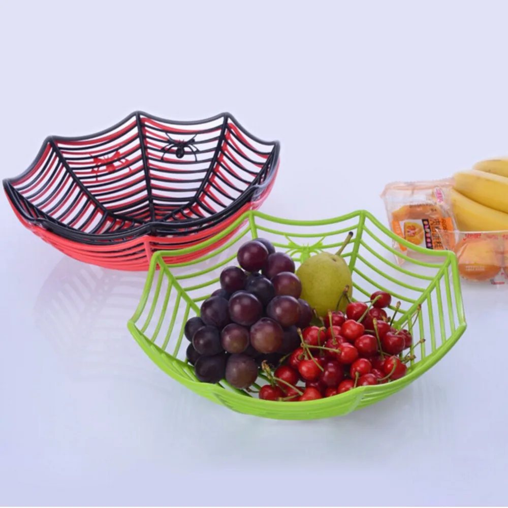 Fruit Candies Plastic Basket Spider Web Spit Bowl For Halloween Party Decor Spider Web Sieve Storage Baskets
Fruit Candies Plastic Basket Spider Web Spit Bowl For Halloween Party Decor Spider Web Sieve Storage Baskets