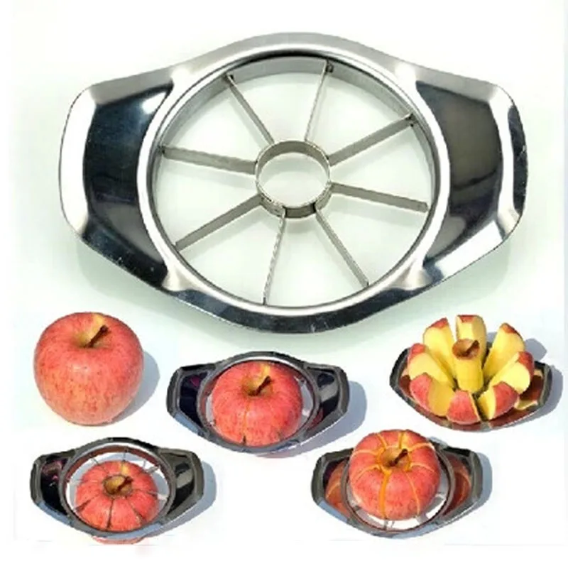 High Quality Stainless Steel Apple Slicer Fruit Vegetable Tools Kitchen Accessories Fruit Carving Knife Cute Kitchen Tool
High Quality Stainless Steel Apple Slicer Fruit Vegetable Tools Kitchen Accessories Fruit Carving Knife Cute Kitchen Tool