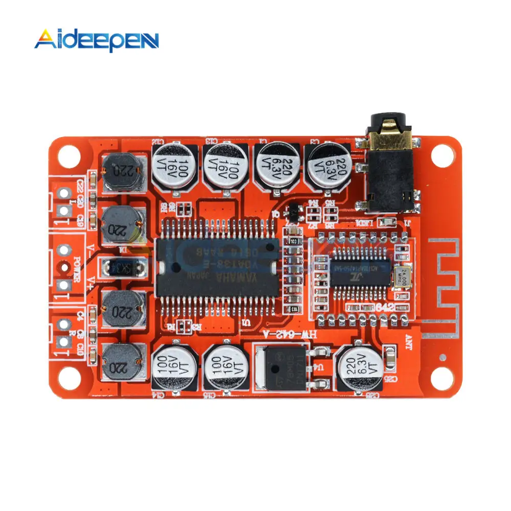 YDA138 DC 12V 2A Bluetooth Digital Audio Amplifier Module Board Class D 2*15W Stereo 2 Channel Power Amplifiers For Yamaha
YDA138 DC 12V 2A Bluetooth Digital Audio Amplifier Module Board Class D 2*15W Stereo 2 Channel Power Amplifiers For Yamaha