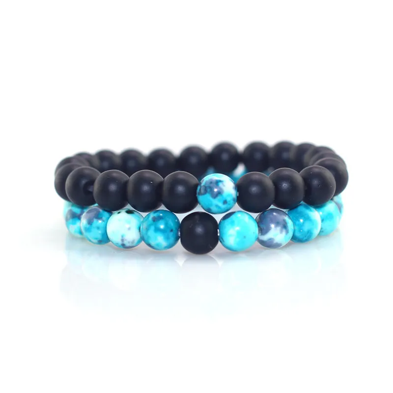 2Pcs/Set Couples Jewelry Classic Distance Bracelet Bangle for Men Black Lava Beaded Bracelets Matching Yin Yang Personality Gift
2Pcs/Set Couples Jewelry Classic Distance Bracelet Bangle for Men Black Lava Beaded Bracelets Matching Yin Yang Personality Gift