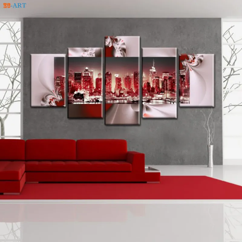 City Construction Night View Prints Canvas Art 5 Pieces Modern Wall Painting Modular Pictures for Living Room Home Decor
City Construction Night View Prints Canvas Art 5 Pieces Modern Wall Painting Modular Pictures for Living Room Home Decor