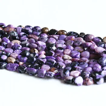 Natural Genuine Purple Charoite Nugget Free Form Fillet Irregular Pebble Beads Fit Jewelry DIY Necklaces or Bracelets 15" 05287 
Natural Genuine Purple Charoite Nugget Free Form Fillet Irregular Pebble Beads Fit Jewelry DIY Necklaces or Bracelets 15" 05287