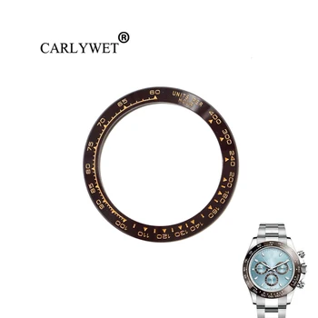 CARLYWET Wholesale Replacement High Quality Pure Ceramic Brown With Gold Writings 38.6mm Watch Bezel for DAYTONA 116500 - 116520
CARLYWET Wholesale Replacement High Quality Pure Ceramic Brown With Gold Writings 38.6mm Watch Bezel for DAYTONA 116500 - 116520