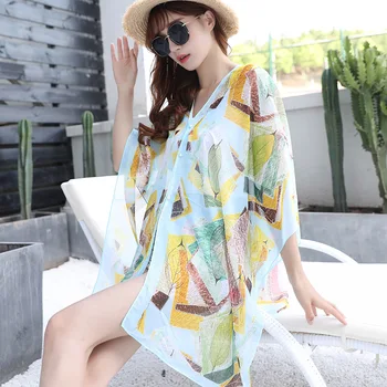 2019 Summer new Women Sun Protection wrap Shawl printed Chiffon Beach Scarf Bikini Coverup pashmina
2019 Summer new Women Sun Protection wrap Shawl printed Chiffon Beach Scarf Bikini Coverup pashmina