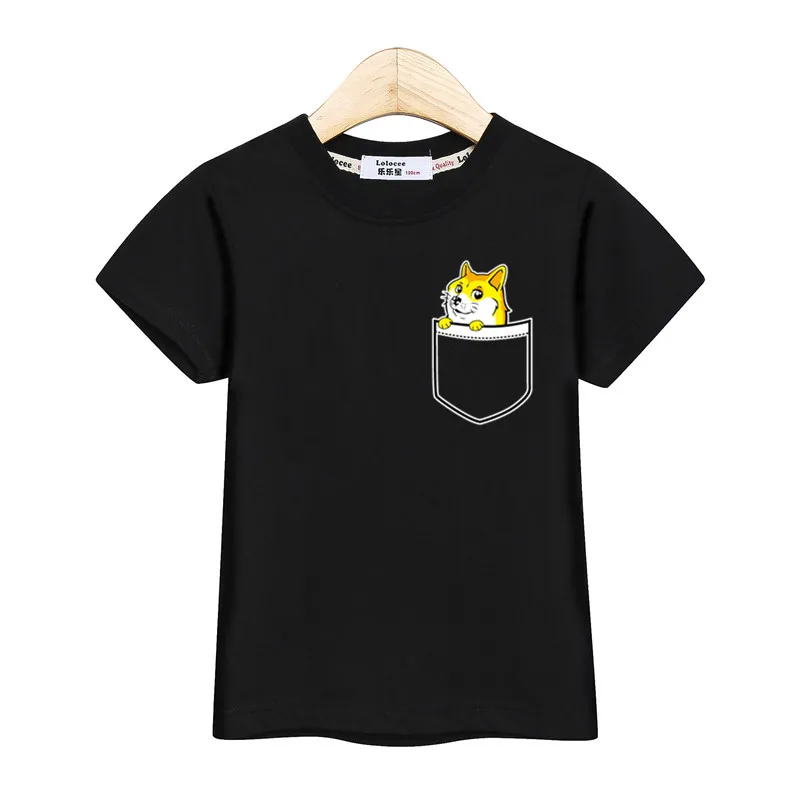 2019 pocket cartoon kids tops cute Shiba Inu print baby boys shirt short sleeve summer tees girl t-shirt 100% cotton kid clothes
2019 pocket cartoon kids tops cute Shiba Inu print baby boys shirt short sleeve summer tees girl t-shirt 100% cotton kid clothes