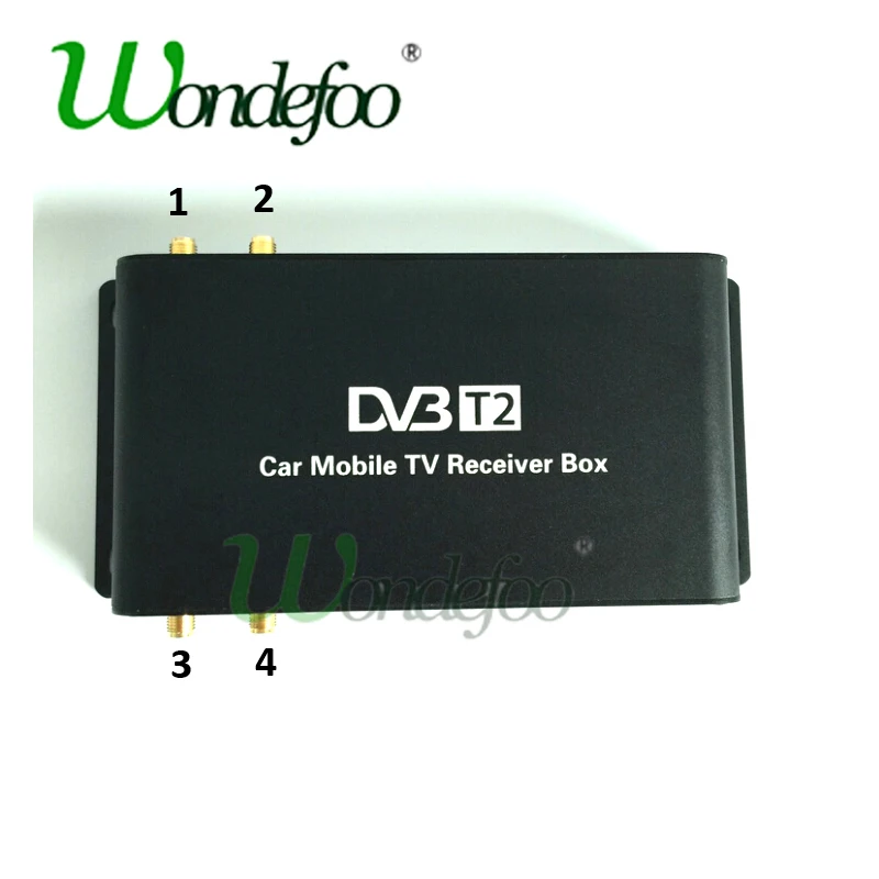 Car 4 Antenna DVB-T2 180-200km/h 4 Mobility Chip DVB T2 Car Digital TV Tuner HD 1080P TV Receiver BOX DVBT2
Car 4 Antenna DVB-T2 180-200km/h 4 Mobility Chip DVB T2 Car Digital TV Tuner HD 1080P TV Receiver BOX DVBT2
