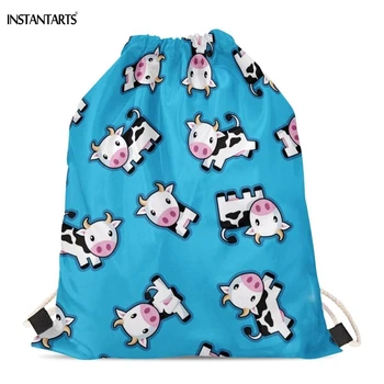 INSTANTARTS Cute Cartoon Baby Cow Pattern Women Fitness Bags Athletic Blue Drawstrings Bags Outdoor Storage Sports Bags Backpack
INSTANTARTS Cute Cartoon Baby Cow Pattern Women Fitness Bags Athletic Blue Drawstrings Bags Outdoor Storage Sports Bags Backpack