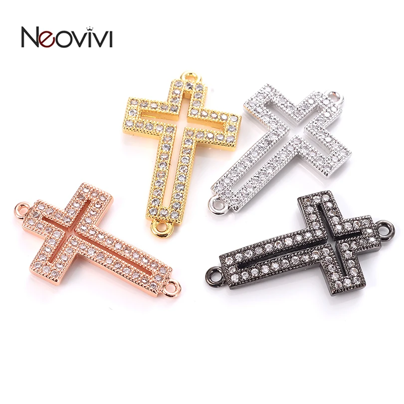 Neovivi Cross Charms Pave Micro Cubic Zirconia Hollow Beads for Jewelry Making Bracelets Connector Necklace Handmade Accessories
Neovivi Cross Charms Pave Micro Cubic Zirconia Hollow Beads for Jewelry Making Bracelets Connector Necklace Handmade Accessories