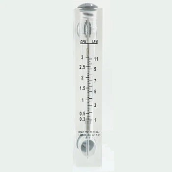 1-11LPM 1/2" BSPT Male Thread PMMA Panel Type Liquid Float Flowmeter Water Flow Meter Rotameter Without Control Valve
1-11LPM 1/2" BSPT Male Thread PMMA Panel Type Liquid Float Flowmeter Water Flow Meter Rotameter Without Control Valve
