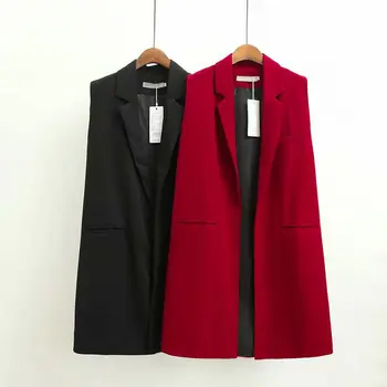 A2 Autumn Winter Casual Vests 3XL Plus Size Women Clothing Fashion Loose Sleeveless Blazer jacket 1740
A2 Autumn Winter Casual Vests 3XL Plus Size Women Clothing Fashion Loose Sleeveless Blazer jacket 1740
