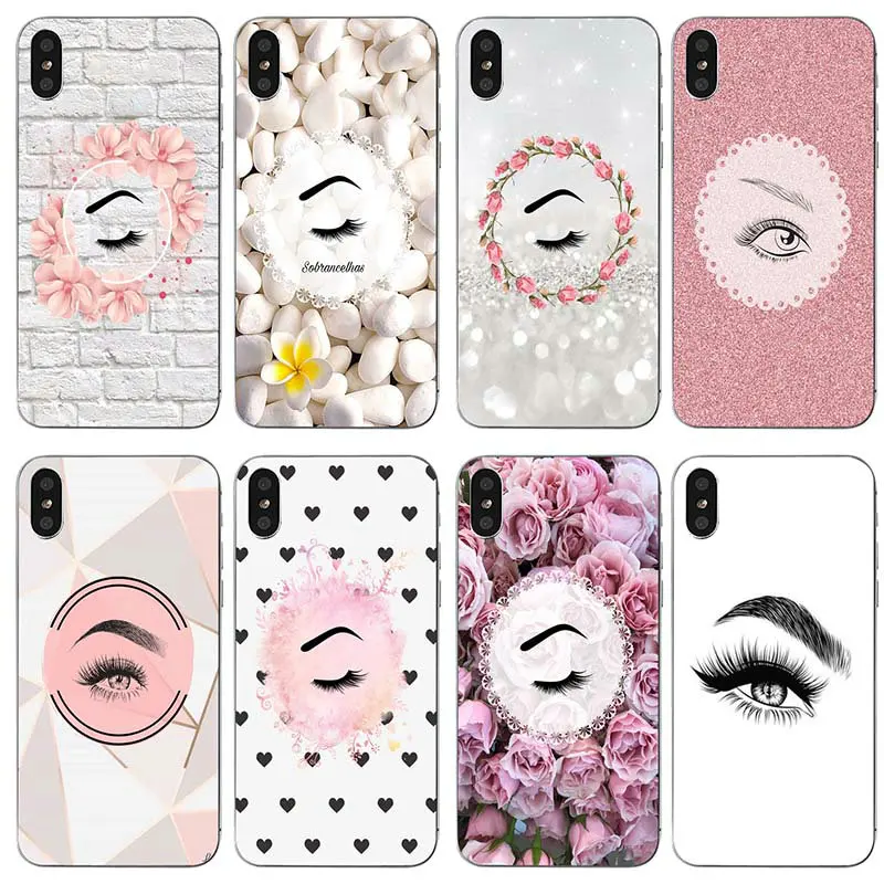 Eyelash And Eyebrow Drawing Soft TPU Silicone Protective Phone Cases Cover for iphone X XR XS Max 4 4S 5 5S 5C SE 6 7 8 Plus Bag
Eyelash And Eyebrow Drawing Soft TPU Silicone Protective Phone Cases Cover for iphone X XR XS Max 4 4S 5 5S 5C SE 6 7 8 Plus Bag