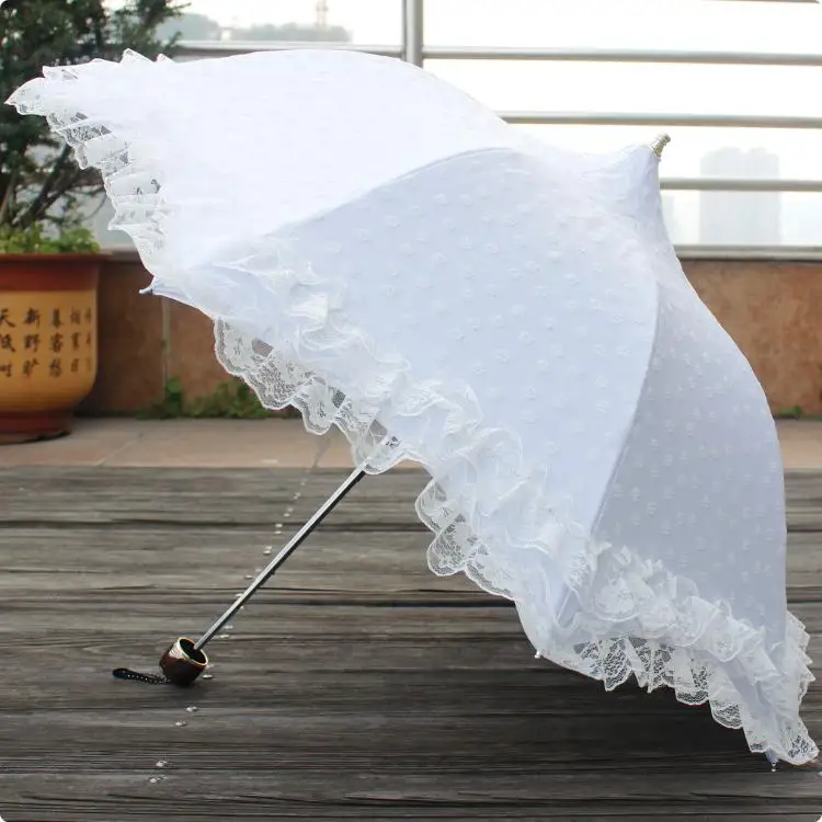 Beautiful White Folding Umbrella Princess Lace Pagoda Umbrella Women Sunscreen Sun Umbrellas Parasols
Beautiful White Folding Umbrella Princess Lace Pagoda Umbrella Women Sunscreen Sun Umbrellas Parasols