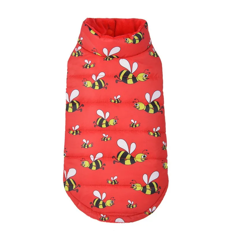 Durable Tools Bee Print Pet Dog Coat Winter Puppy Jacket Outfit Warm Chihuahua Dog Clothes For Small Dogs
Durable Tools Bee Print Pet Dog Coat Winter Puppy Jacket Outfit Warm Chihuahua Dog Clothes For Small Dogs