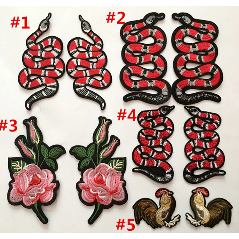 Snake Peony Pattern Embroidered Applique Patches Decoration Sew on For DIY Red iron on patch for clothing Scrapbooking RP105
Snake Peony Pattern Embroidered Applique Patches Decoration Sew on For DIY Red iron on patch for clothing Scrapbooking RP105