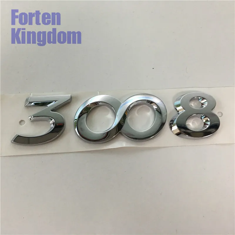 Forten Kingdom 1 Piece Number 3008 Car Chrome Custom Auto Tailgate Badge 3D Letter Sticker Rear Trunk Emblem
Forten Kingdom 1 Piece Number 3008 Car Chrome Custom Auto Tailgate Badge 3D Letter Sticker Rear Trunk Emblem