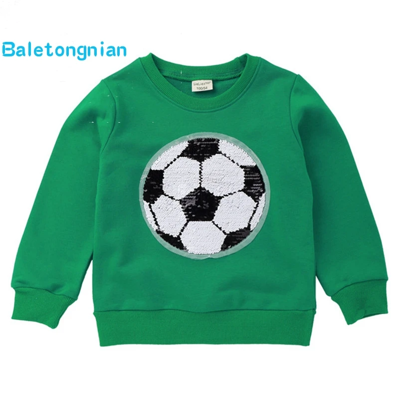 Flippy Sequin Sweatshirts For Boys Girls Cute Fun Football Blouse Autumn Winter Baby Clothes Kids Hoodies Children Pullover Tops
Flippy Sequin Sweatshirts For Boys Girls Cute Fun Football Blouse Autumn Winter Baby Clothes Kids Hoodies Children Pullover Tops