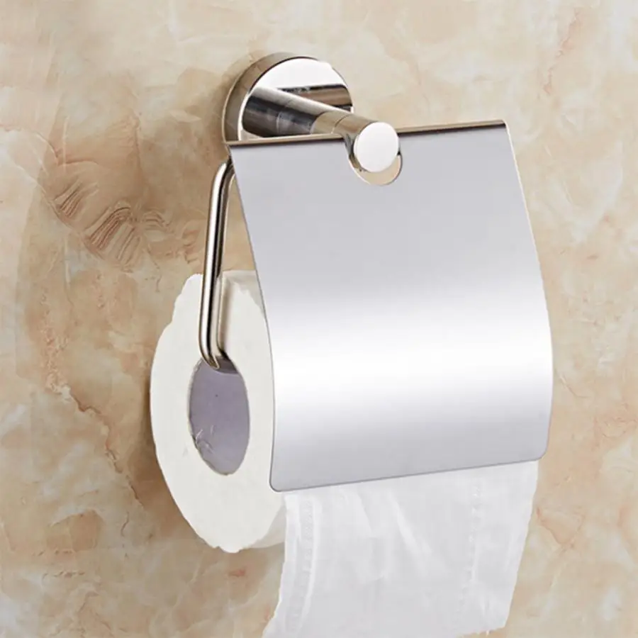 Wall Mounted Toilet Roll Paper Holder Stainless Steel Tissue Rack Bathroom toilet paper storage rack Bathroom Supplies
Wall Mounted Toilet Roll Paper Holder Stainless Steel Tissue Rack Bathroom toilet paper storage rack Bathroom Supplies