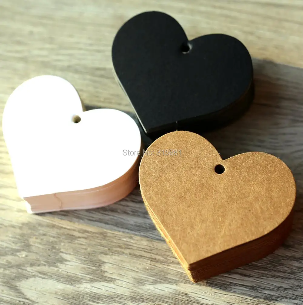 Heart Shaped White Black Brown Kraft Paper Tags Gardening Labels DIY Wedding Note Blank Craft Gift Tag 6.5*5cm 100pcs/lot
Heart Shaped White Black Brown Kraft Paper Tags Gardening Labels DIY Wedding Note Blank Craft Gift Tag 6.5*5cm 100pcs/lot