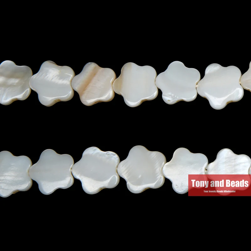15" Strand Free Shipping 15mm Natural Mother of Pearl Shell Flower Beads Approx 39CM Per Strand No. SB8
15" Strand Free Shipping 15mm Natural Mother of Pearl Shell Flower Beads Approx 39CM Per Strand No. SB8